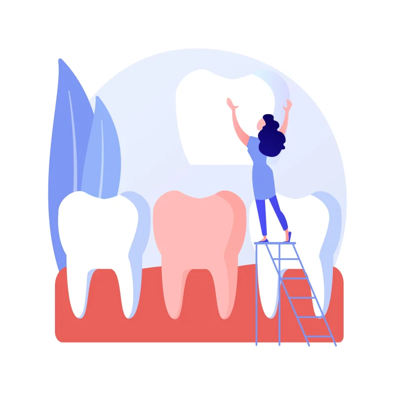 چه موادی برای بیلداپ دندان استفاده می شود؟